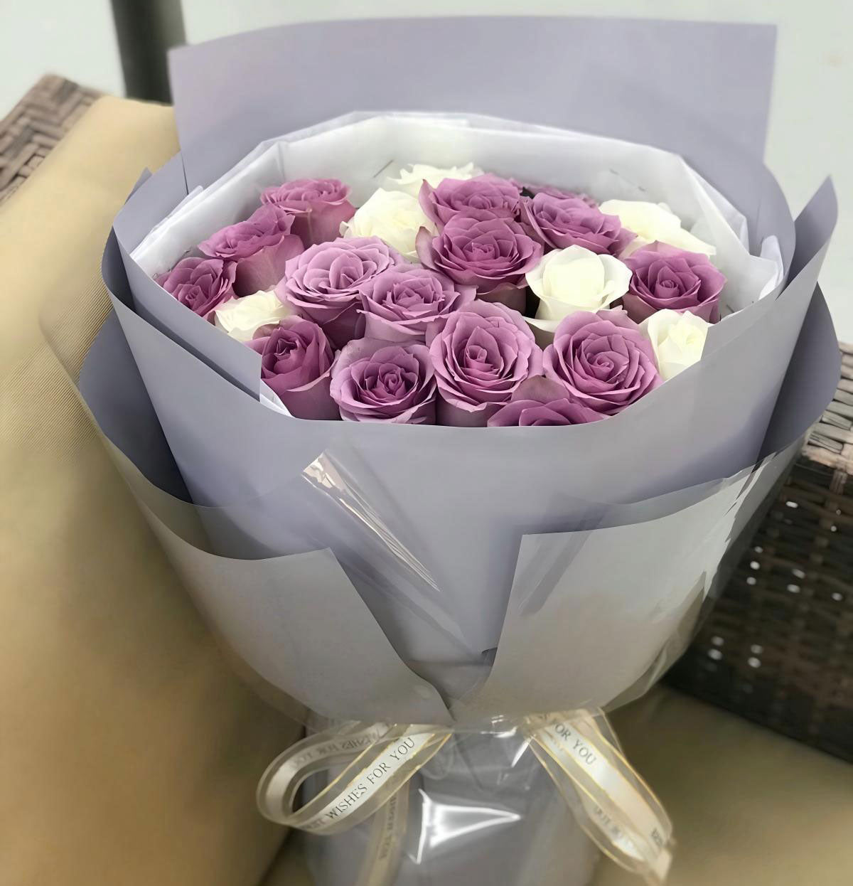 愛你一輩紫花束