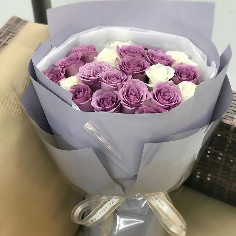 愛你一輩紫花束