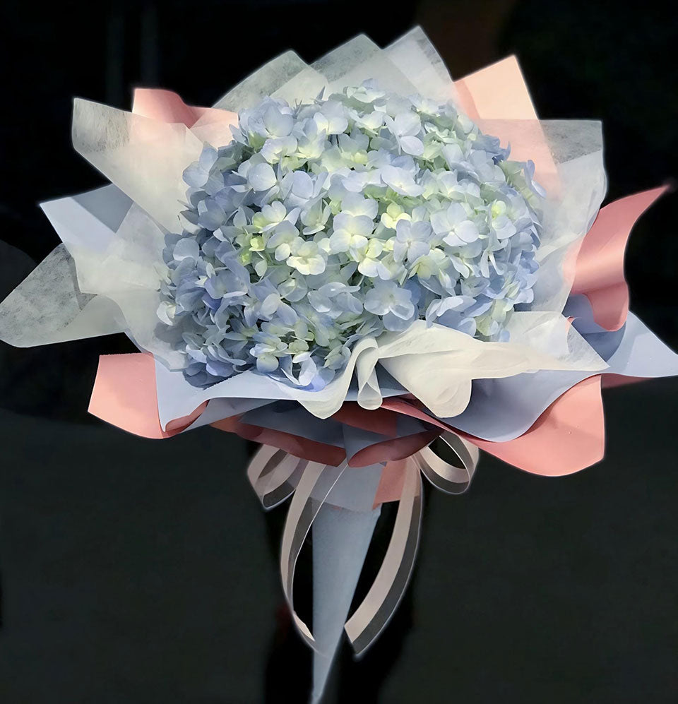 巨型繡球花雪糕筒花束